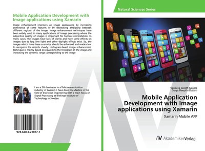 Mobile Application Development with Image applications using Xamarin Taschenbuch