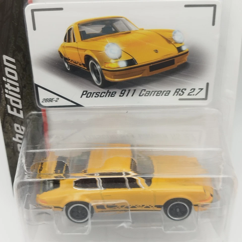 Majorette Porsche 911 Carrera RS 2.7 Jaune – Porsche Edition 2025 – 1:64 - Neuf - Photo 3/4