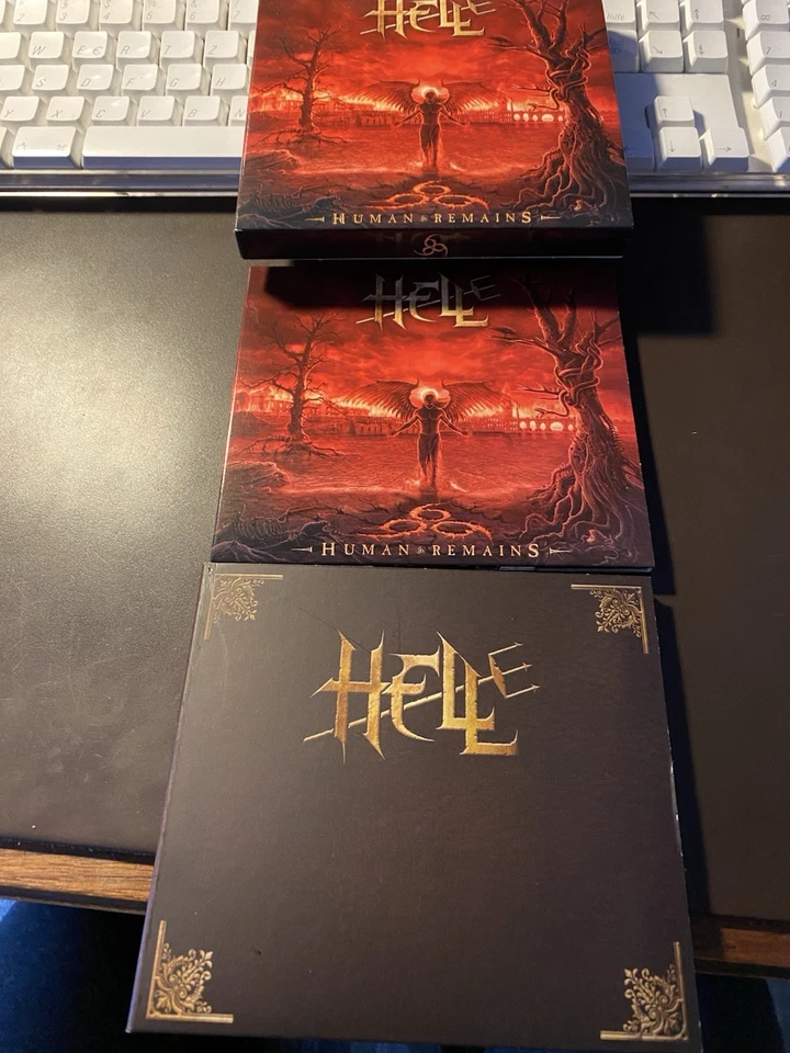 CD Hell Human Remains 2 CDs Special Edition 2011 Digipak Zustand sehr gu - Bild 2 von 4