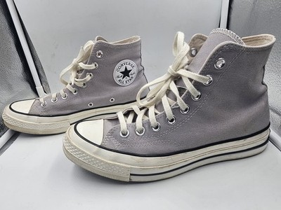Converse Chuck 70 High Grey Size M7 W9. See Pics Grass Stain