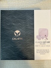 Calista Volumizing Self Grip Rollers Curlers Clips Case Long Medium New In Box