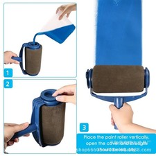 New Seamless Sponge Roller Brush Five-in-One ...