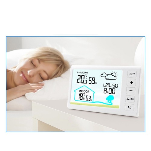 Digital Wireless Clock with Temperature Humidity Measurement Capability - Picture 4 of 11