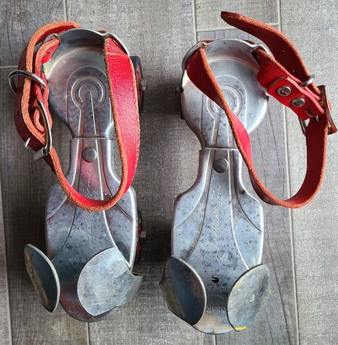 TED WILLIAMS Vintage SEARS Metal Roller Skates Adjustable Straps - Picture 4 of 5
