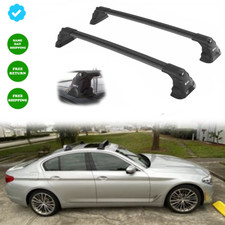 Barras transversales de techo para BMW Serie 5 G30 Sedán 2018-2023 puntos fijos barra de techo