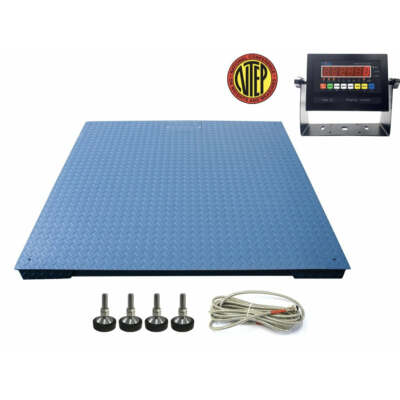 5 Year Warranty Pallet Scale 4'x4' Floor Scale 48'' x 48'' Heavy Duty 1,000 lb