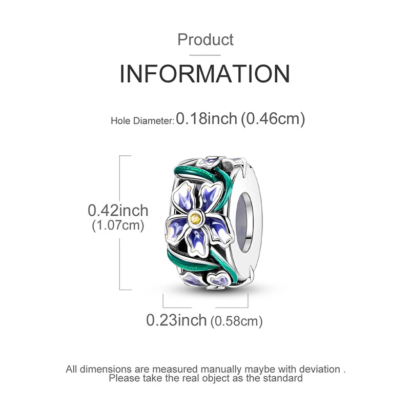 MULA Original Iris Bead DIY Charm Space AAA CZ für Armband 925 Sterling Silber - Bild 3 von 4