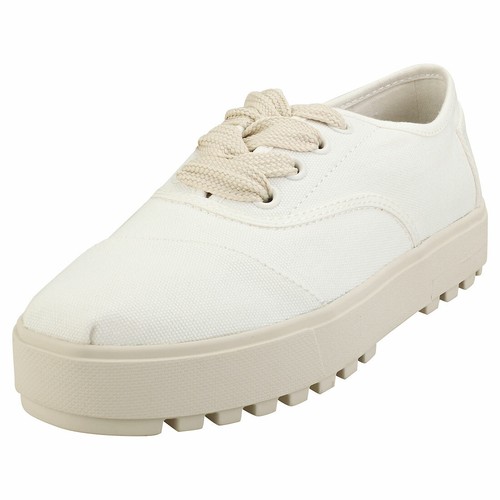 toms white trainers