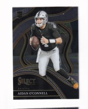 2023 SELECT FOOTBALL AIDAN O'CONNELL CLUB LEVEL ROOKIE CARD 298. rookie card picture