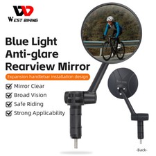 Espejo retrovisor ajustable 360° para bicicleta MTB manillar expansión espejo retrovisor