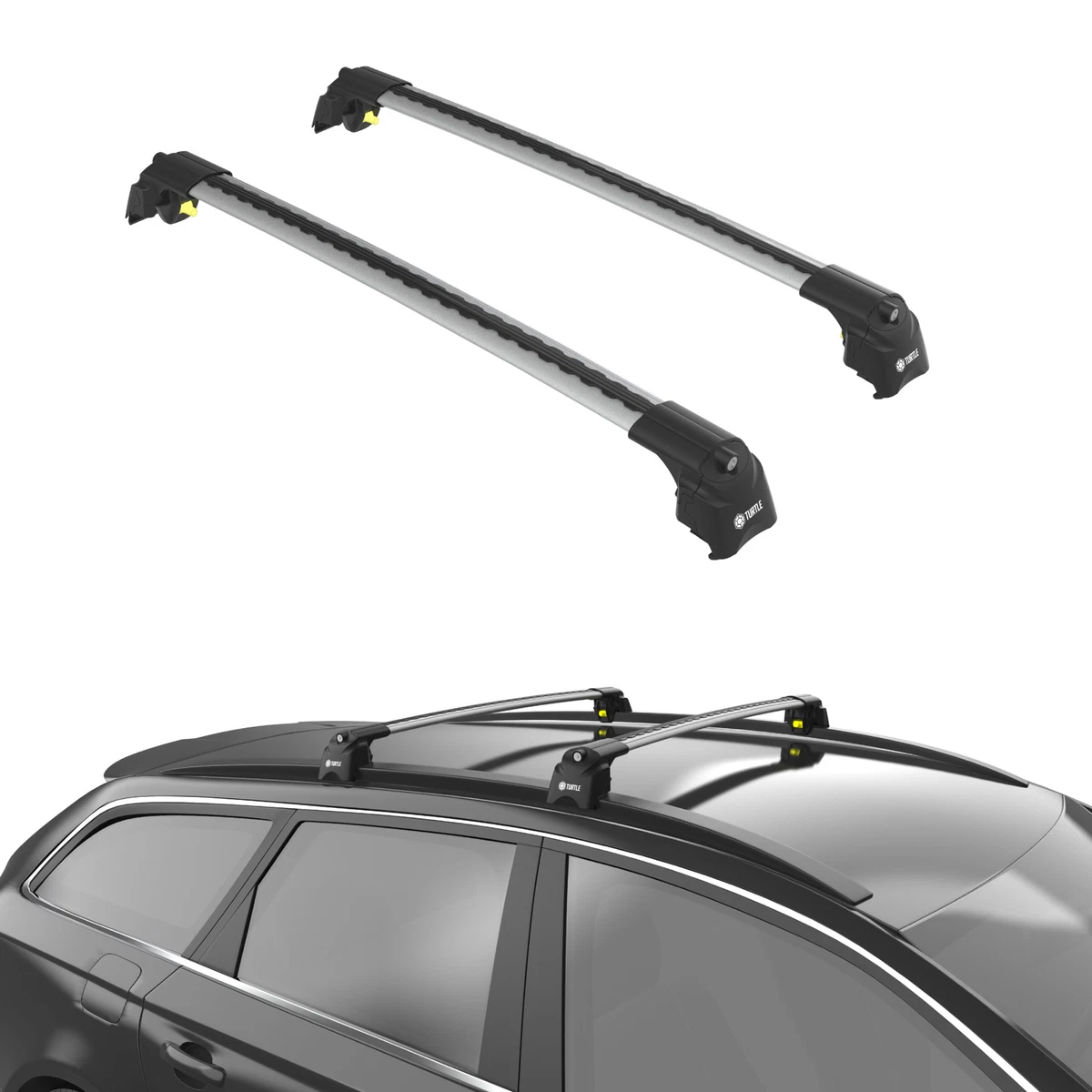 Turtle Roof Rack 2Pcs Seat Ibiza St 2010 2017 Air2 Cross Bars Luggage Carrier
