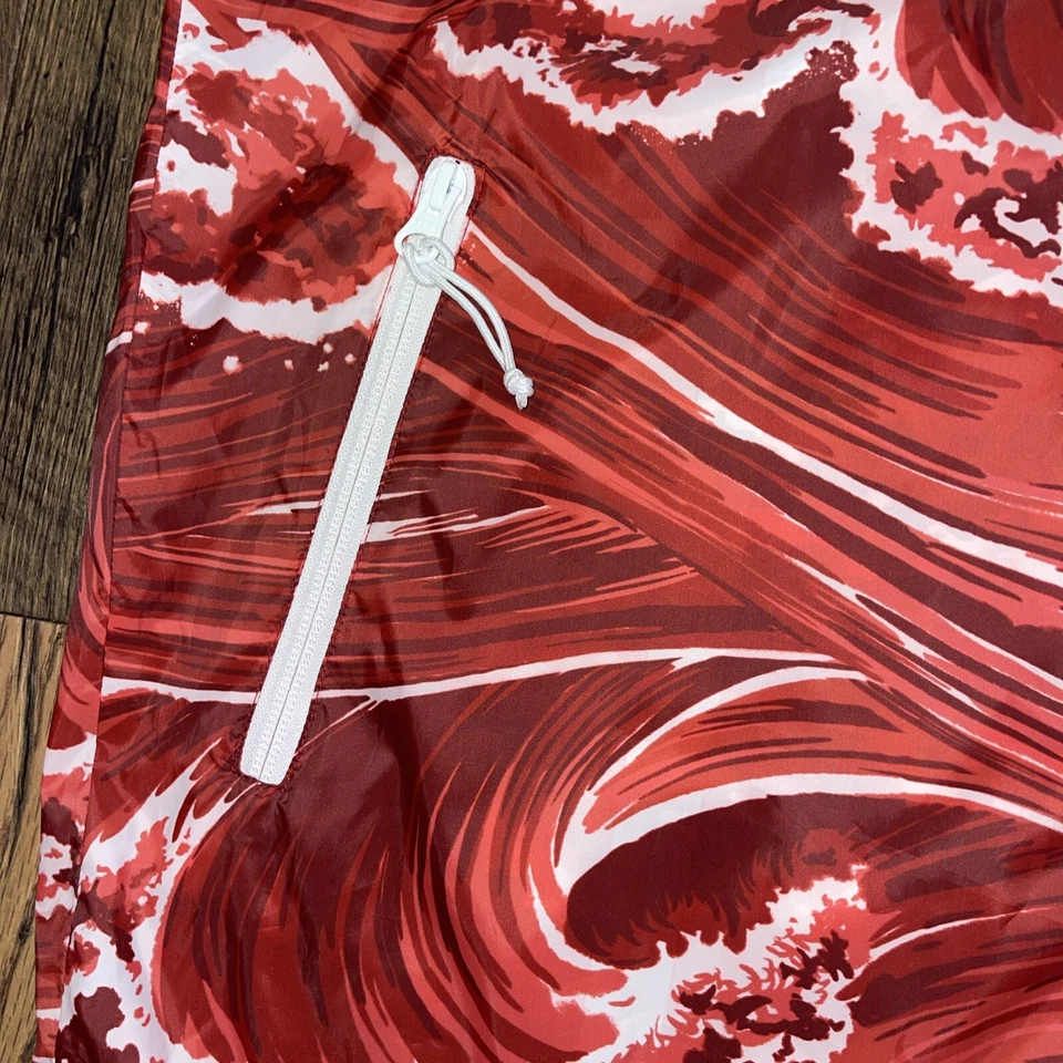 LRG Lifted research group wavy windbreaker sample men’s medium￼red - Image 3 of 4