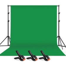 Fotostudio Set 3x2m Stativ Grün Hintergrund ...