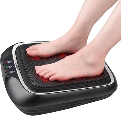 RENPHO Fußmassagegerät Shiatsu Elektrisches Fußmassagegerät Wärme Einstellbare E