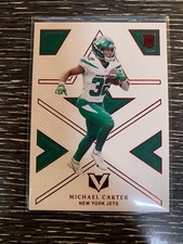 2021 Panini Chronicles Vertex Football Michael Carter Red Parallel /199 RC 5BF