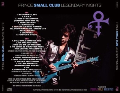 PRINCE / SMALL CLUB LEGENDARY NIGHTS NEW REMASTERS - ORIGINAL
