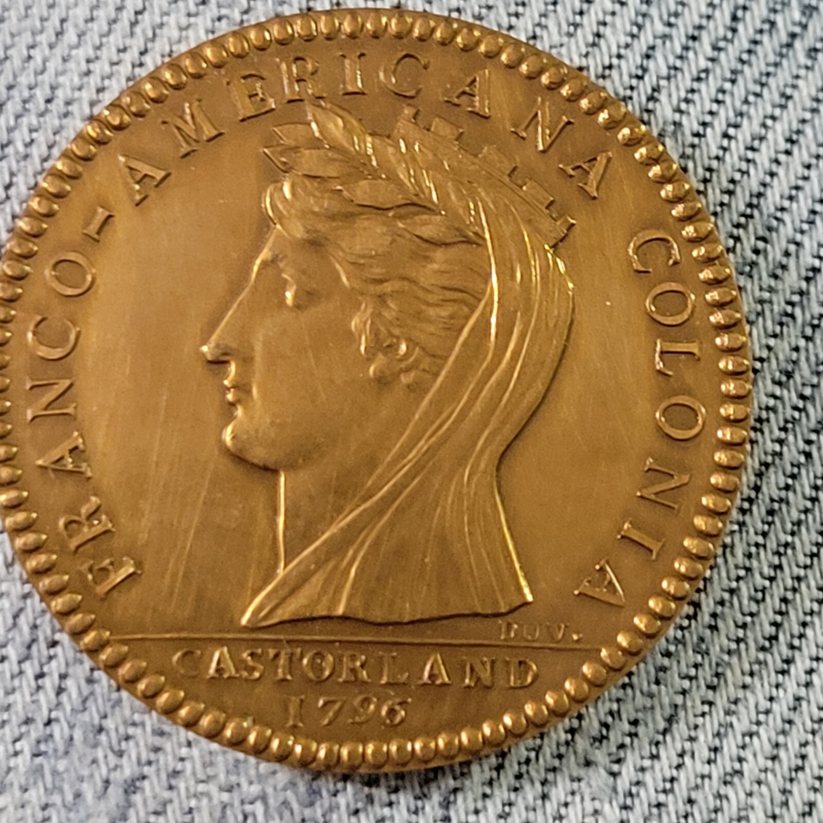 (1796) Castorland Medal Bronze Restrike (France) eBay