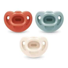 NUK Comfy Orthodontic Pacifiers, 3 Pack, 0-6M, Neutral