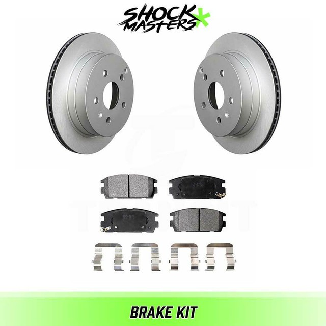 Rear Ceramic Brake Pad & Coated Rotor Kit for 20102017 GMC Terrain eBay
