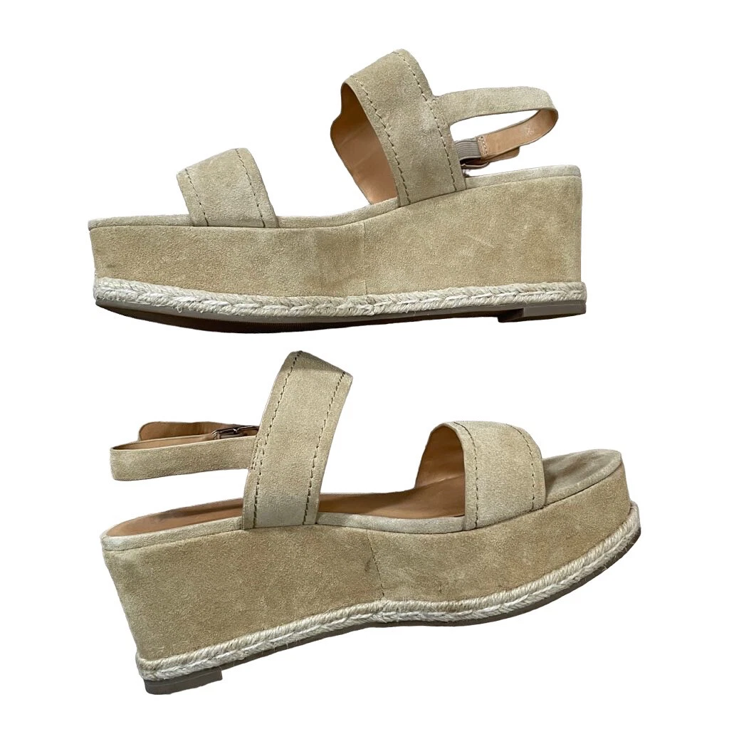 Joie Garland Suede Wedge Heel Sandal