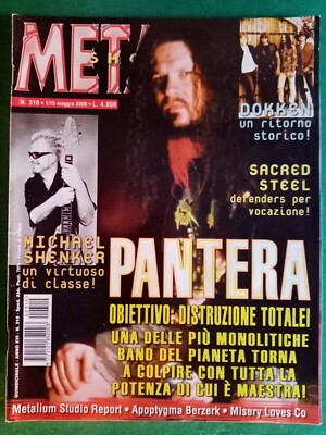  R@R@ MAGAZIN 90ER JAHRE METAL SHOCK - PANTHER - REF.5956