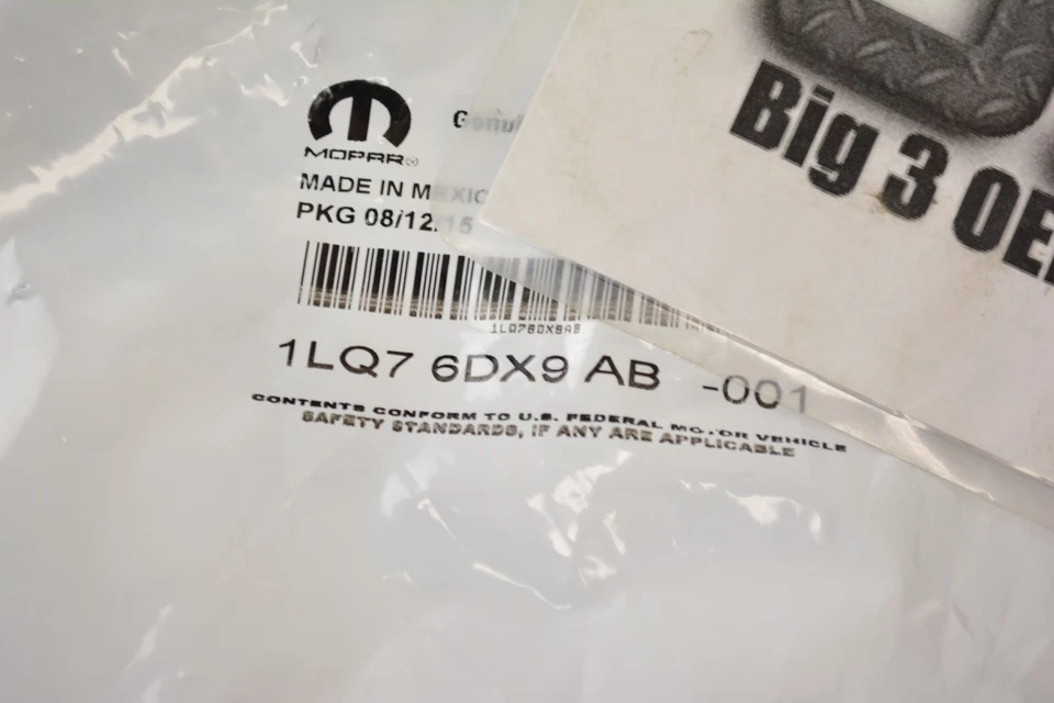 Moldura protetora de assento lateral direita passageiro Dodge Journey 2011-2016 nova OE 1LQ76DX9AB - Imagem 3 de 3