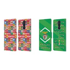 OFFICIAL S.L. BENFICA GRAPHICS LEATHER BOOK WALLET CASE COVER FOR NOKIA PHONES