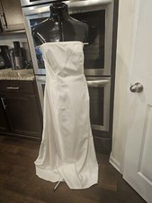 Scott McClintock Off White Strapless Traditional Gown Or Weddding Dress 16