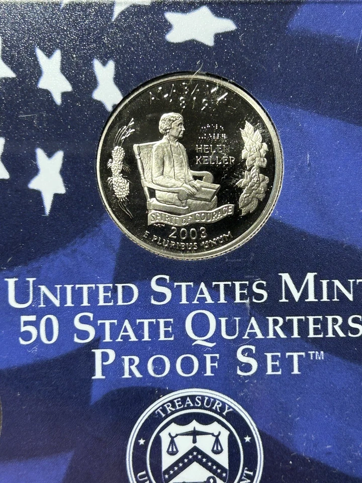 2003 S Proof State Quarter Set Gem, No Box - Image 4 of 4