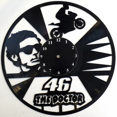 Orologio da parete in vinile handmade - idea regalo - valentino rossi | eBay