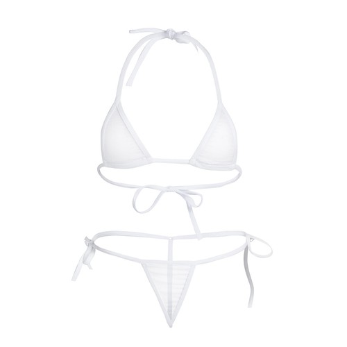 Women Lingerie Swimwear Micro Mini Bikini Briefs G-string Thong Bra Underwear - Picture 16 of 41