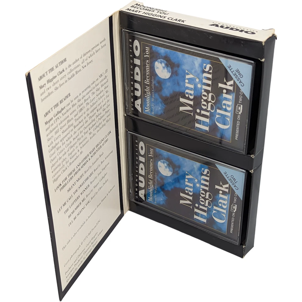 Moonlight Becomes You: 2 Cassettes - 3 Hours by Megan Gallagher, Mary Higgins... - image 2 of 3