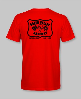 GREEN VALLEY RACEWAY Retro T-Shirt texas racing drag strip rat hot