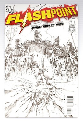 FLASHPOINT #1 (2011) DC COMICS / ANDY KUBERT SKETCH (1:25) VARIANT - KEY ISSUE