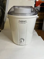 Cuisinart ICE21FR 1.5-Quart Frozen Yogurt-Ice sherbet Cream Maker - White used