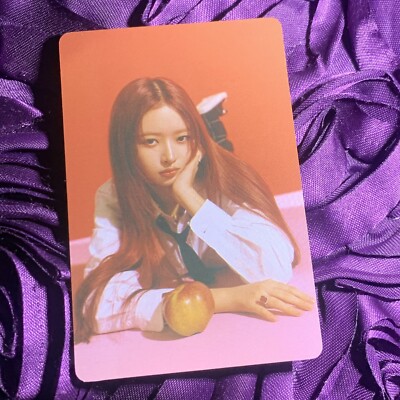 Rei IVE MINE BABY Edition Kpop Girl Photo Card Red Apple