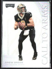 2020 Panini Playoff #CA-8 Drew Brees Call to Arms Silver