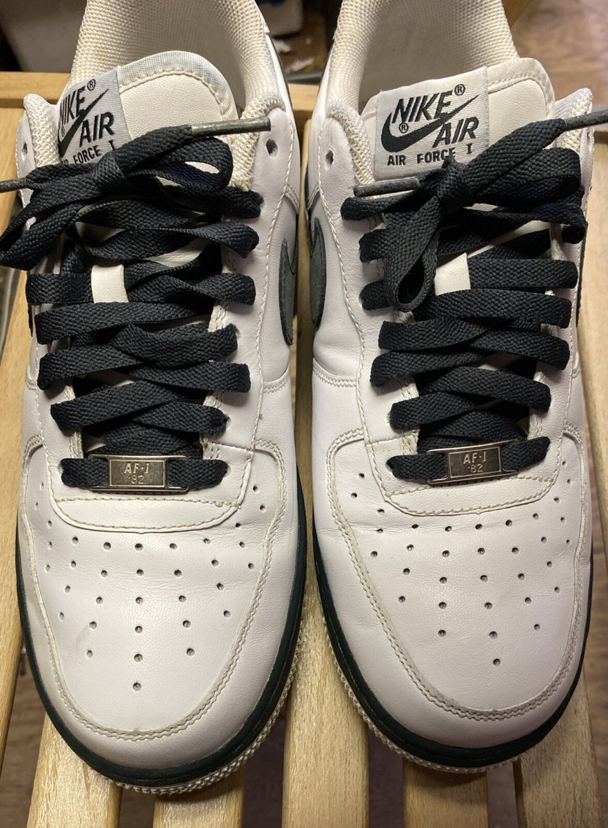 Size 8.5- Nike Air Force 1 '82 White And Green | eBay