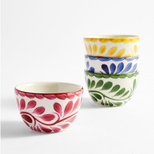 Potterybarn Puebla Porcelain Condiment Bowls - Set of 4