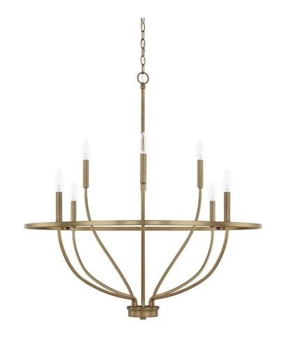 HomePlace Lighting 428581AD Greyson Urban/Industrial Vine-Style Round Chandel... - Picture 1 of 5