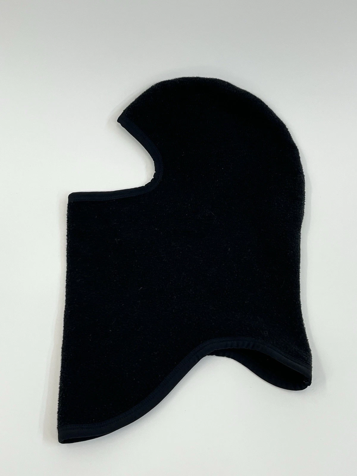 Vintage USA LL Bean Black Fleece Ski Mask adult Balaclava Facemask