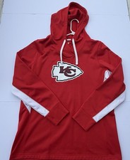 NFL Kansas City Chiefs Womens Team Apparel TX3 Warm Pullover Hoodie