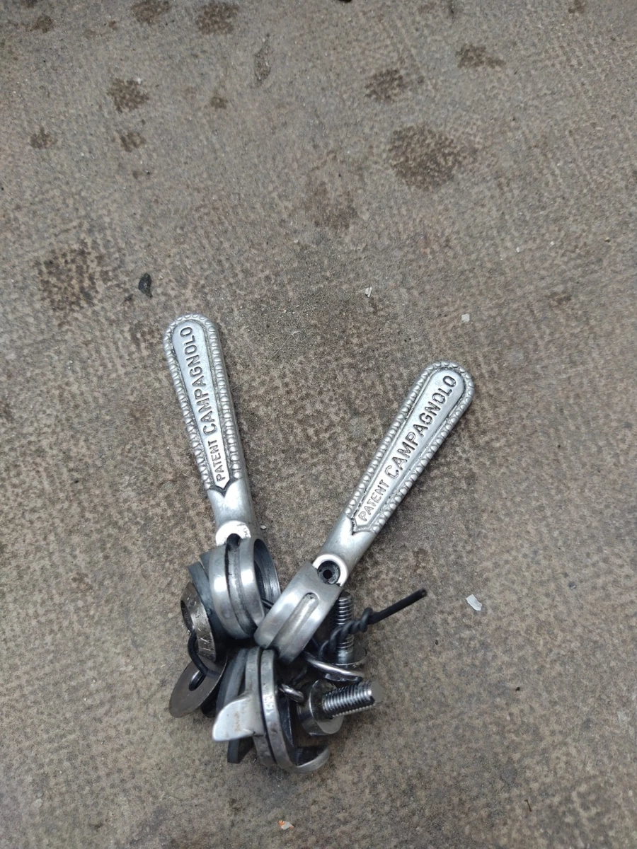Pédalier Vintage Campagnolo Super Record - Titane - Italie - Pour Vélo De Course - Occasion Rare