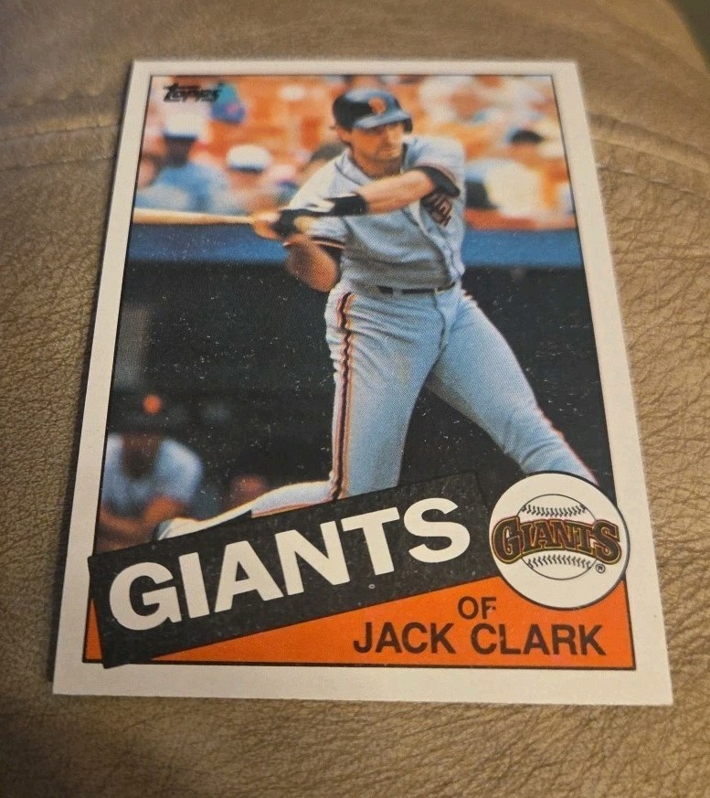 1985 Topps #740 Jack Clark San Francisco Giants