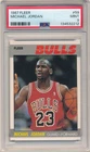 MICHAEL JORDAN 1987/88 FLEER 2ND YEAR CARD #59 CHICAGO BULLS PSA 9 MINT