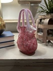 Vintage Murano Style Hand Blown Glass Purse