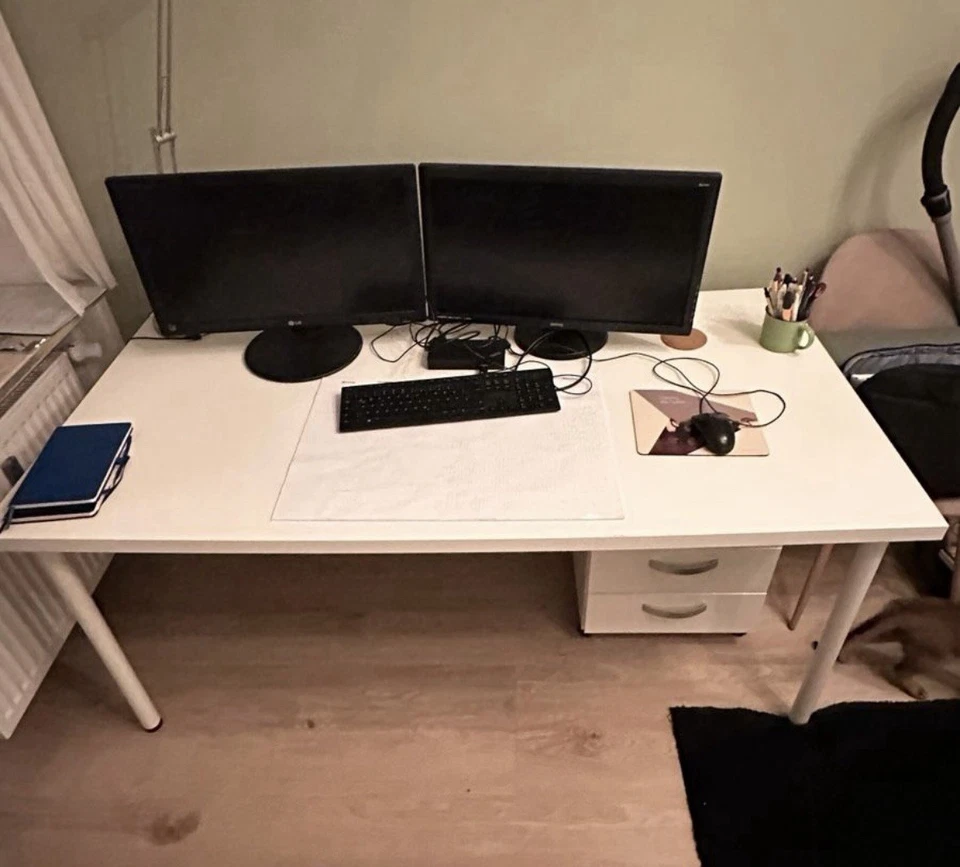ZU VERSCHENKEN IKEA Schreibtisch Weiß , 160x80
