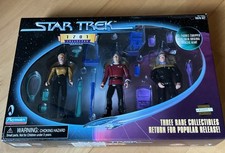 Star Trek Playmates 1701 collectors series Picard Yar Barclay 