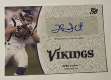 2011 Topps Rising Rookies Freshman Impressions #FIA-TG Toby Gerhart Auto