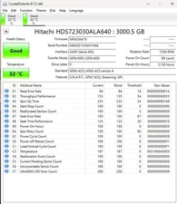 HGST HUA723030ALA640 3TB 7.2K RPM 6Gb 3.5" SATA Hard Drive - Semi work  4 Parts
